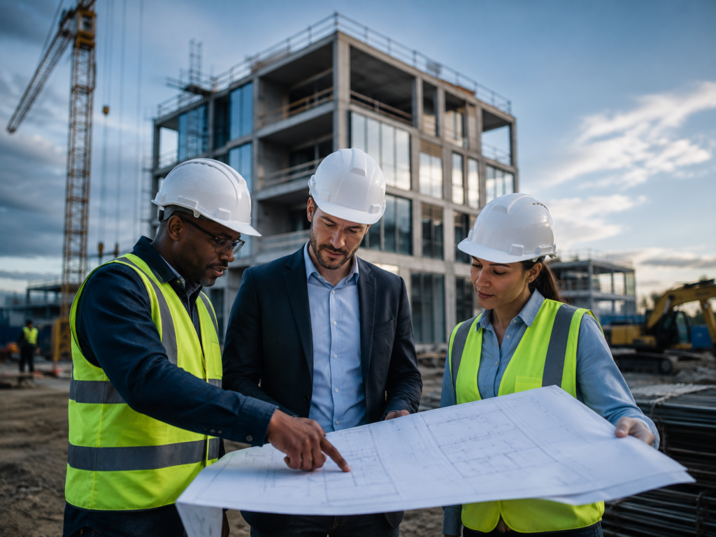 Building and construction illustrative service image